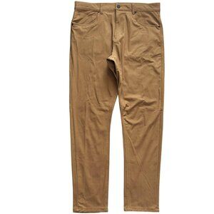 Desert Dunes Pants Mens 34 X 32 Tan Performance Stretch Moisture Wicking Casual